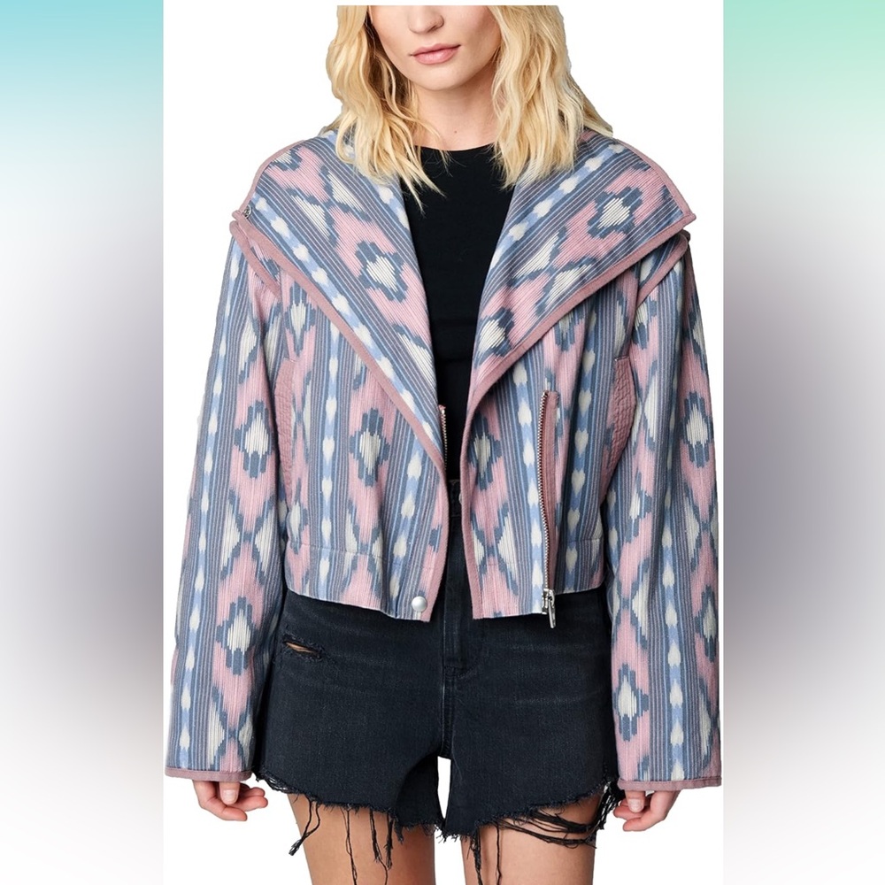 NWT BlankNYC Open Sky Tribal Print Jacket